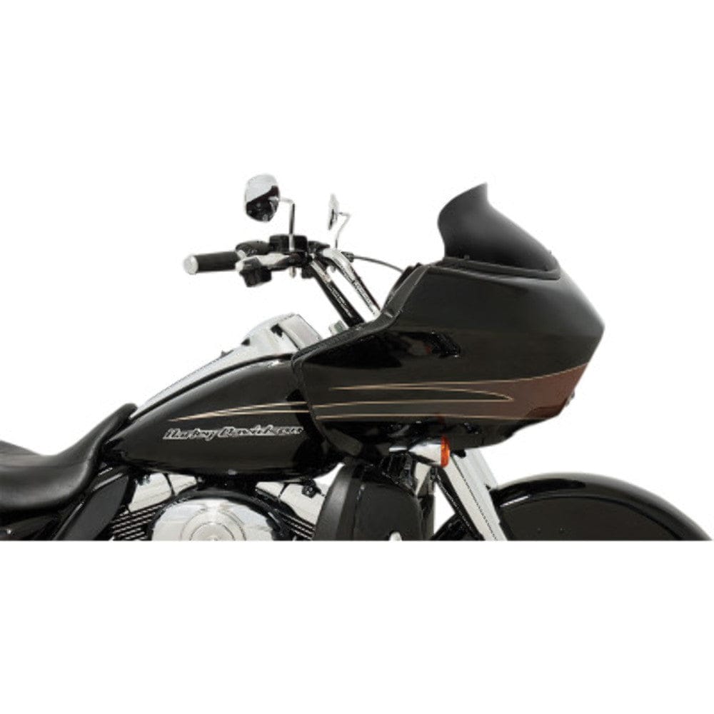 Memphis Shades Windshields Memphis Shades 5.5" Black Opaque Smoke Spoiler Windshield Harley 15+ Road Glide