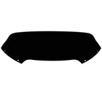 Memphis Shades Windshields Memphis Shades 5.5" Black Opaque Smoke Spoiler Windshield Harley 15+ Road Glide