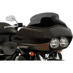 Memphis Shades Windshields Memphis Shades 6.5" Black Opaque Smoke Spoiler Windshield Harley 15+ Road Glide