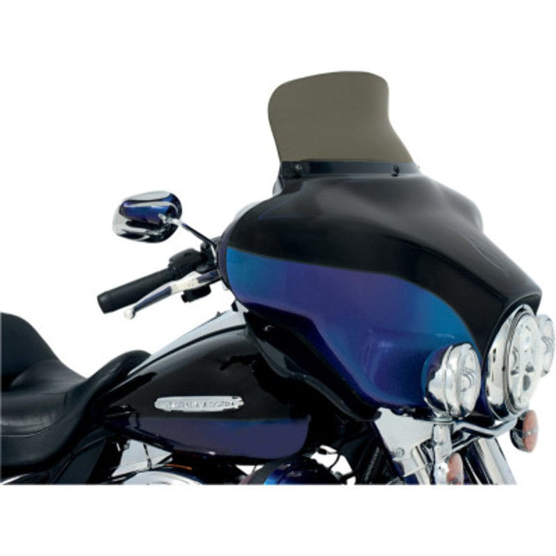 Memphis Shades Windshields Memphis Shades 6.5" Smoke Batwing Spoiler Windshield Harley 96-13 Touring FLHT/X