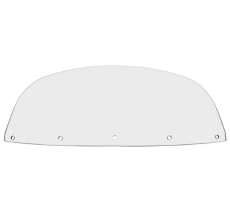 Memphis Shades Windshields Memphis Shades 7" Clear Standard Replacement Windshield Harley Touring 86-95 FLH