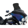 Memphis Shades Windshields Memphis Shades 9" Black Smoke Batwing Spoiler Windshield Harley 96-13 Touring