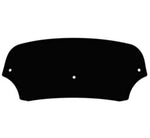 Memphis Shades Windshields Memphis Shades Batwing Fairing 5" Black Windshield Harley Dyna Touring Softail