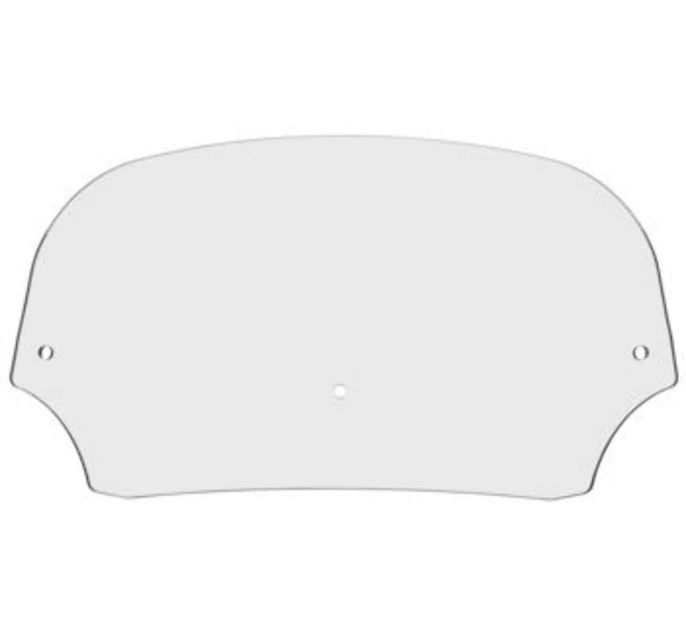 Memphis Shades Windshields Memphis Shades Batwing Fairing 7" Clear Windshield Harley Dyna Touring Softail