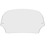 Memphis Shades Windshields Memphis Shades Batwing Fairing 7" Clear Windshield Harley Dyna Touring Softail