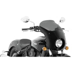 Memphis Shades Windshields Memphis Shades Black Bullet Fairing Windscreen Kit Package Indian Scout-Sixty