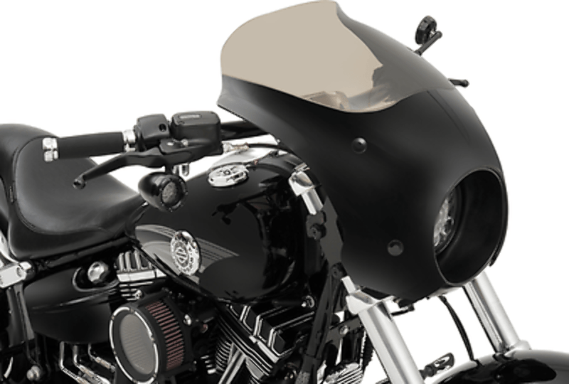 Memphis Shades Windshields Memphis Shades Bullet Fairing Smoked Windshield Harley Softail Breakout FXSB