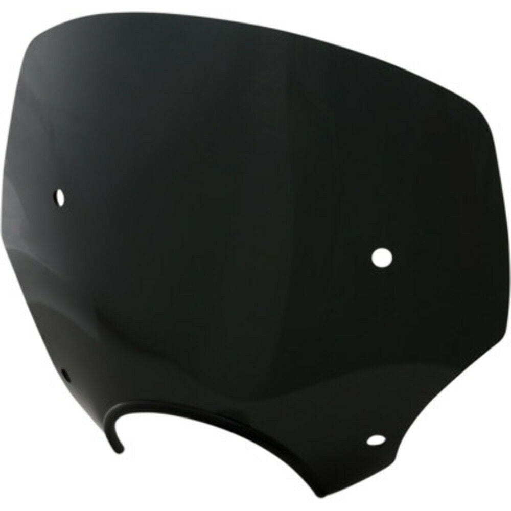 Memphis Shades Windshields Memphis Shades El Paso Sportshield 13 Dark Black Smoke Windshield Harley Softail