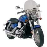 Memphis Shades Windshields Memphis Shades Slim 17" Solar Windshield Polished Mount Kit Harley Low Rider 18+