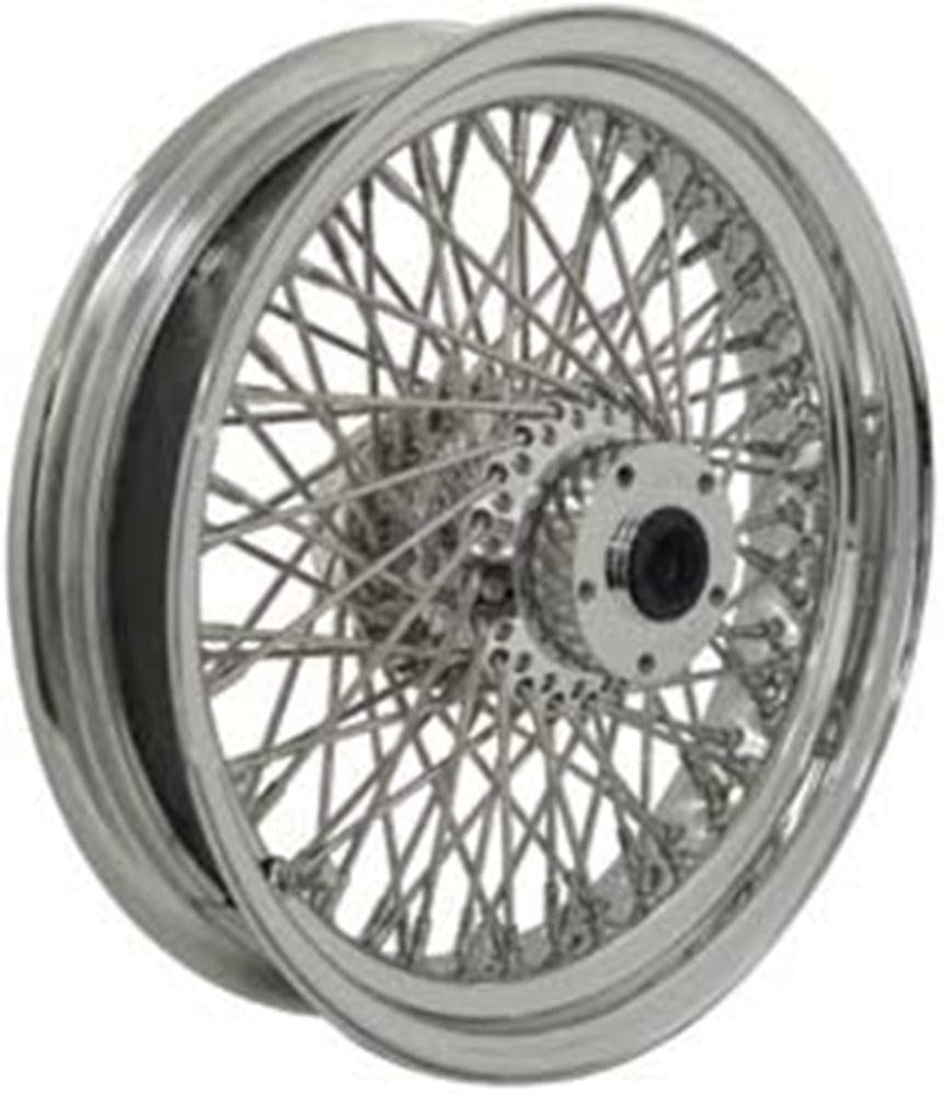 Mid-USA 16 x 3 Chrome Plated 80 Spoke Rear Wheel Rim Big Twin Sportster Harley Evo