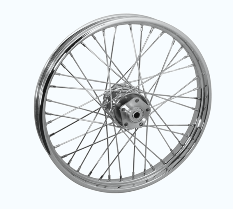 Mid-USA 16 x 3 Chrome Tubeless 40 Spoke Front Wheel Rim 73-84 Big Twin Harley Shovelhead