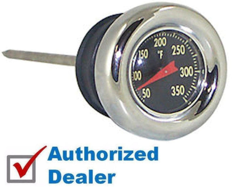Mid-USA Oil Filters Chrome Oil Tank Dipstick Filler Temperature Gauge 1982-2003 Harley Softail XL
