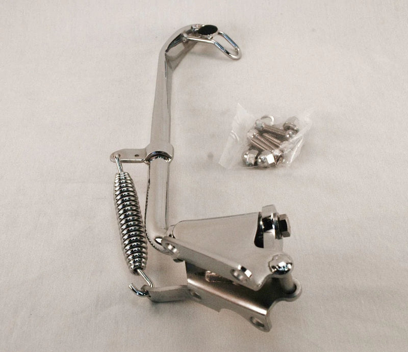 Mid-USA Other Brakes & Suspension Mid-USA Chrome Kickstand Kit Jiffy Stand Assembly 89-99 Harley Softail 50087-89A