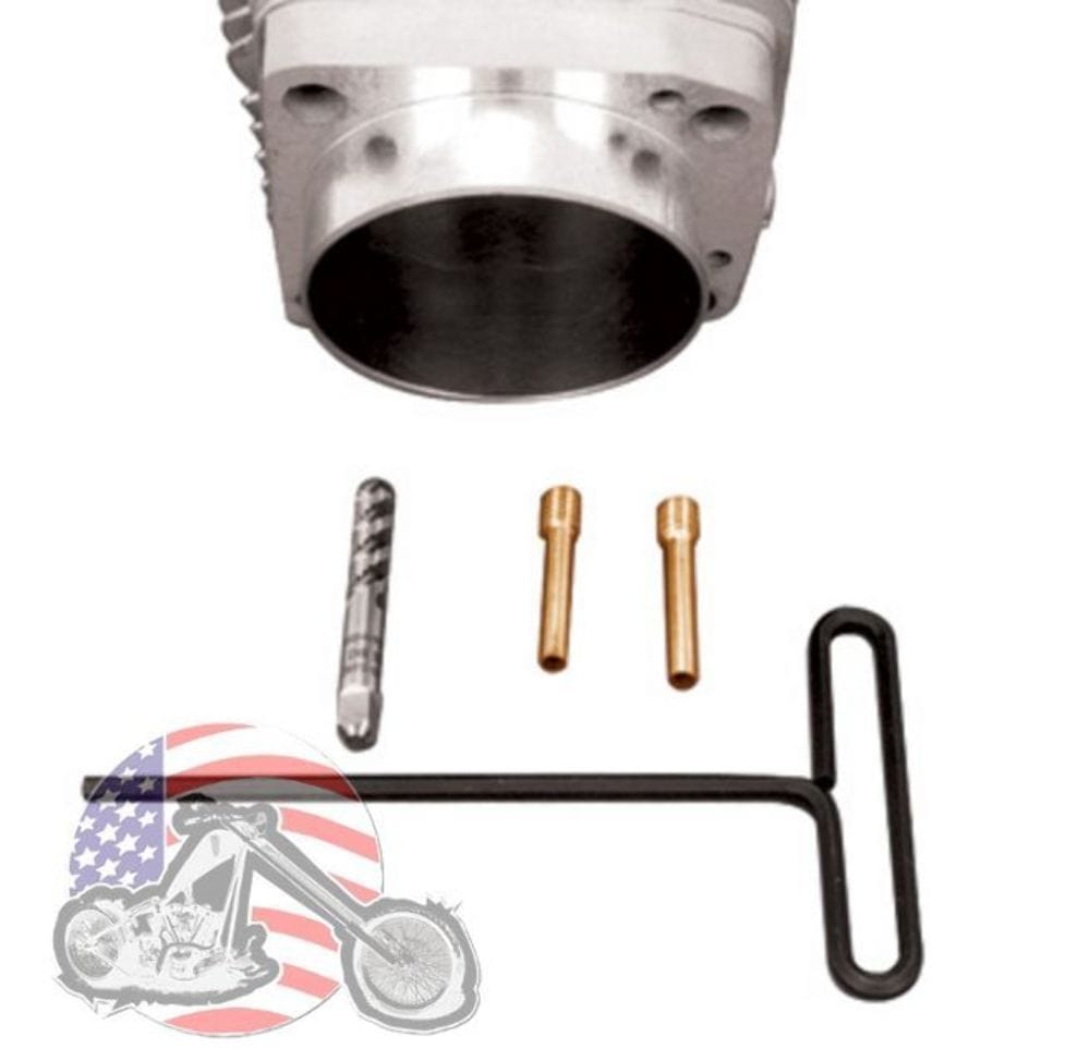 Mid-USA Other Engines & Engine Parts V-Factor Cylinder Base Gasket By Pass Tube Plug Pig Tail Evo Big Twin Sportster