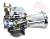 Mid-USA Other Intake & Fuel Systems Chrome Billet Velocity Stack 4” Long CV Carb Carburetor EFI Air Intake Harley