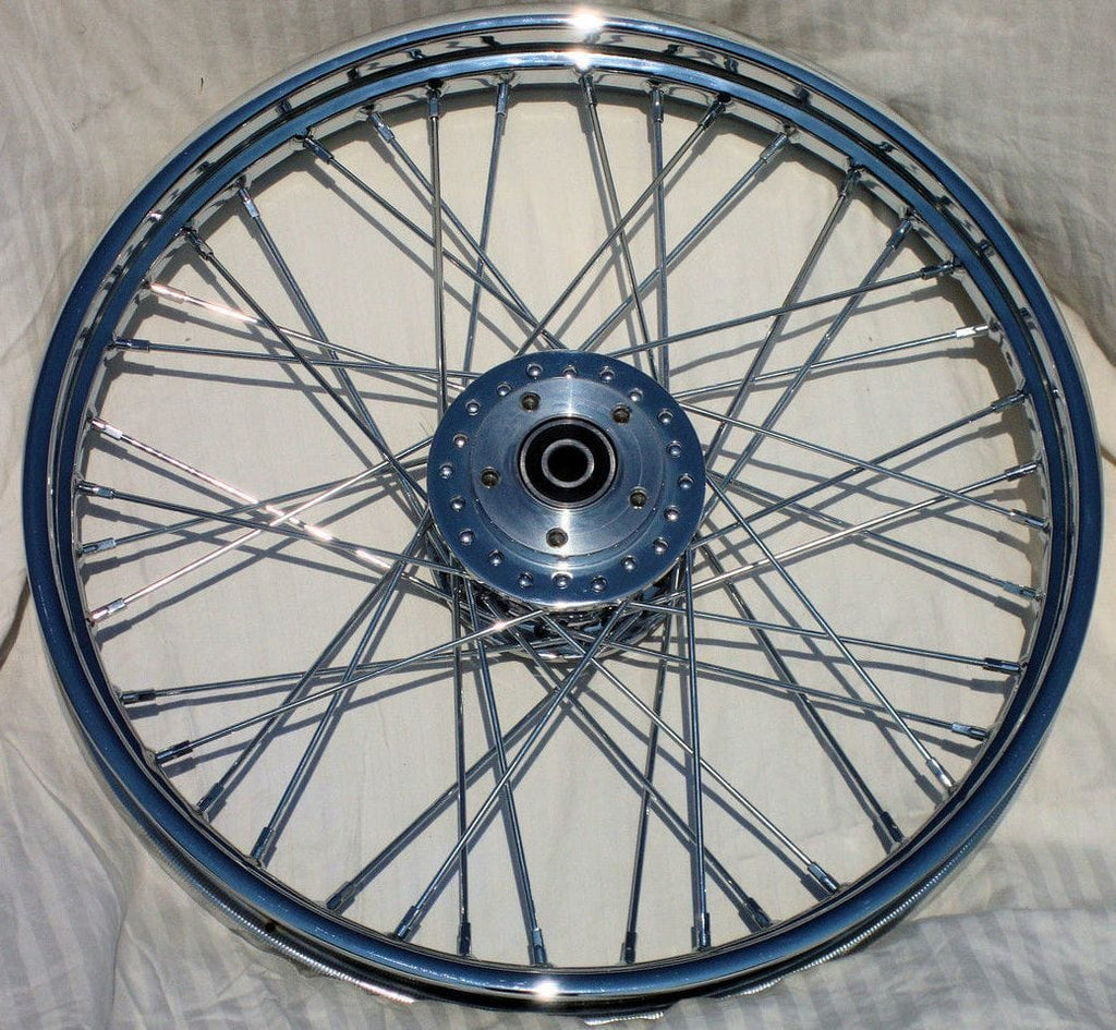 Mid-USA Other Tire & Wheel Parts 21 x 2.15" 40 Spoke Chrome Front Wheel Rim 00-06 Harley Sportster XL Dyna FXD