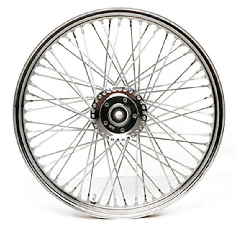 Mid-USA Wheels & Rims 21 X 2.15" 60 Spoke Chrome Front Wheel Rim 00-07 Harley Sportster XL Dyna FXD