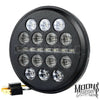Moons MC Bulbs, LEDs & HIDs Moons MC Fly Eye Moonmaker 5.75 LED Headlight Lens Harley Dyna Sportster FXR FX