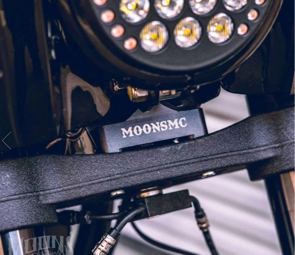 Moons MC Headlight Assemblies Moons MC 5 3/4" Headlight Block Adaptor Harley Softail Low Rider S FXLRS M8 20+