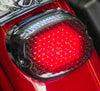 Moons MC Rear & Brake Light Assemblies Moons MC V3 Smoked Low Profile LED Taillight Turn Signals Harley Softail Dyna XL