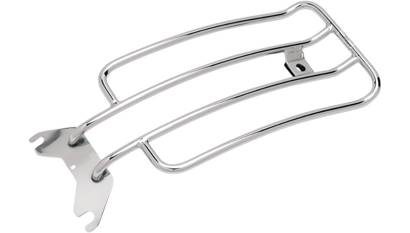 Motherwell Motherwell 6" x 11" Solo Luggage Rack Chrome Steel Harley XL Sportster 04-20