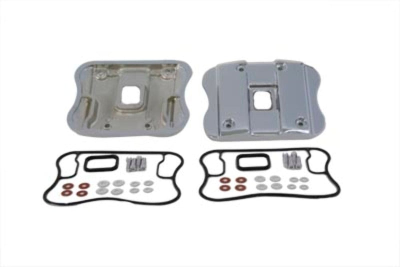 Motorshop Motorshop Chrome Top Rocker Box Cover Kit 7-3/4" Harley Sportster XL 86-03