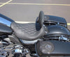 Mustang Backrests & Sissy Bars Mustang Wide Tripper Diamond Pattern Solo Seat Driver Backrest Harley Touring