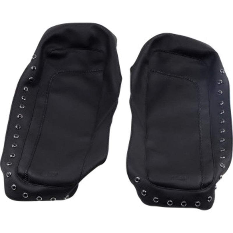 Mustang Other Luggage Mustang Seats Black Saddlebag Lid Cover Black Studs 1993-2013 Harley Touring