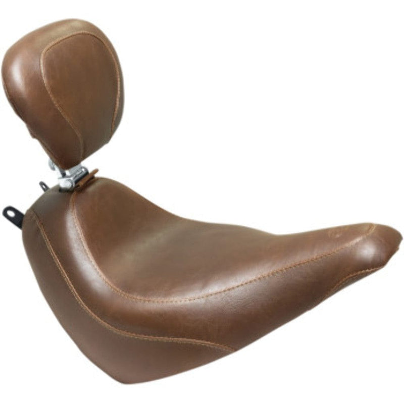 Mustang Other Seat Parts Mustang Brown Front Driver Wide Tripper Solo Seat Backrest Harley Heritage 18-20