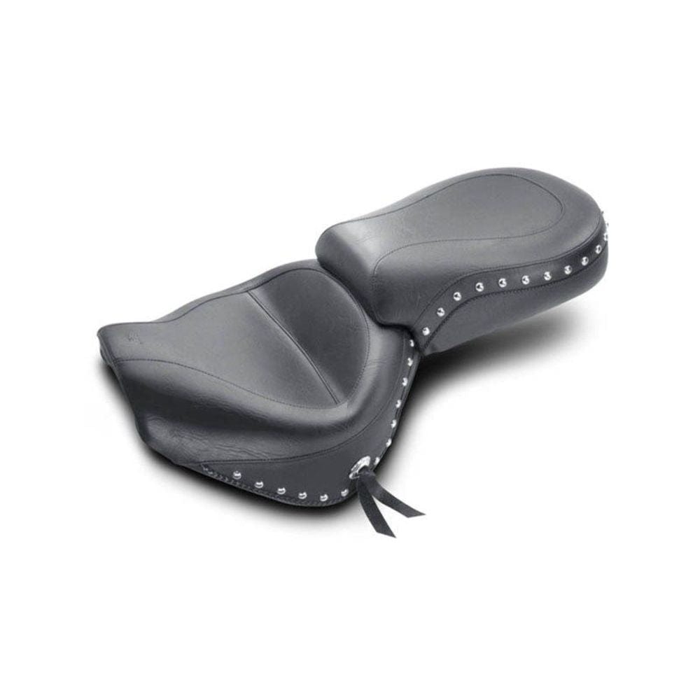 Mustang Other Seat Parts Mustang Two-Piece Studded Wide Touring Seat Saddle Yamaha Road Star 1600/1700