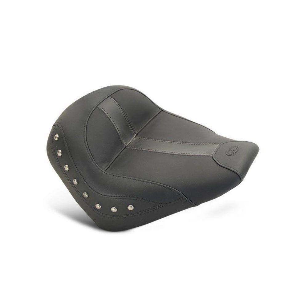 Mustang Other Seat Parts Mustang Vintage Solo Seat Black Nickle Studded Indian Scout Bobber Sixty 15-2017