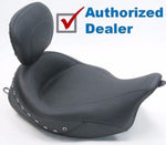 Mustang Other Seat Parts Mustang Vintage Super Solo Seat Driver Backrest Black Studs 08-18 Harley Touring