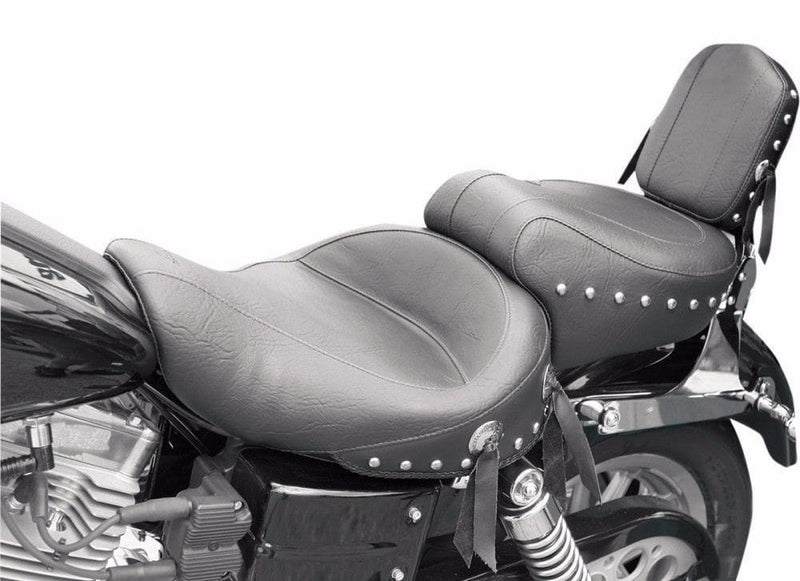 Mustang Other Seat Parts Mustang Wide Studded Touring One-Piece Seat w/ Studs 2006-2017 Harley Dyna 75435