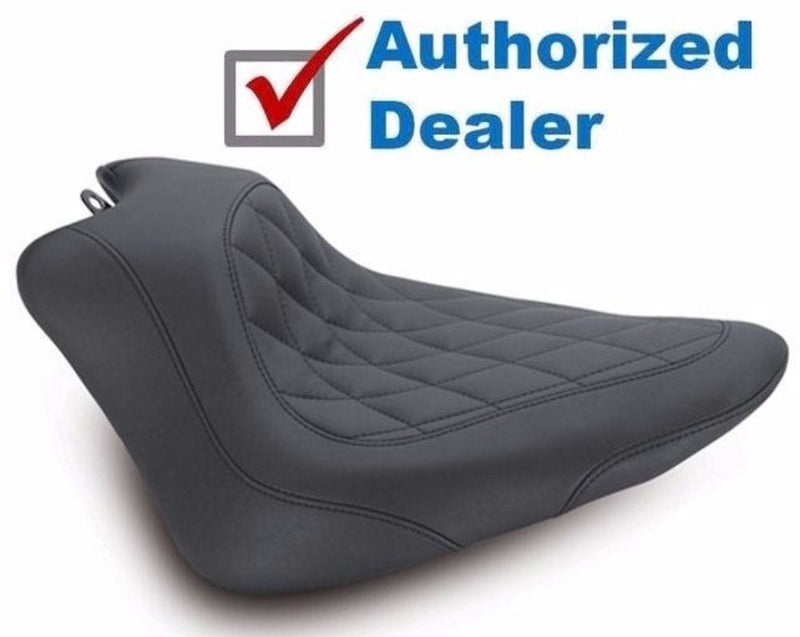 Mustang Other Seat Parts Mustang Wide Tripper Diamond Solo Seat 2011-2017 Harley Softail Slim & Blackline