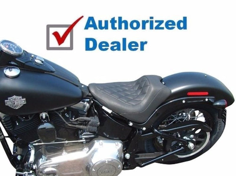 Mustang Other Seat Parts Mustang Wide Tripper Diamond Solo Seat 2011-2017 Harley Softail Slim & Blackline