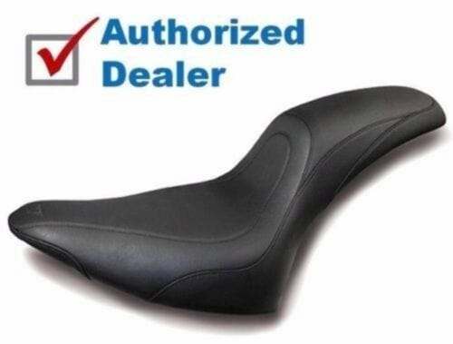 MUSTANG Seat Mustang Tripper Fastback Low Profile 2up Seat 1984-1999 Harley Softail Evolution
