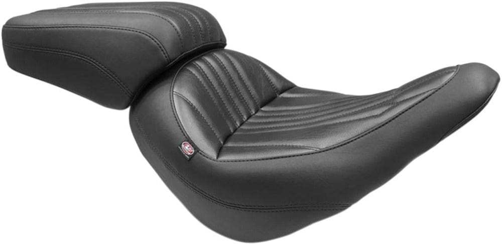 Mustang Seats Mustang Black Standard Touring Solo Driver Seat Harley Low Rider Sport Glide 18+
