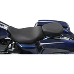 Mustang Seats Mustang Black Wide Tripper Rear Passenger Pillion Seat Pad Harley Touring 08-20