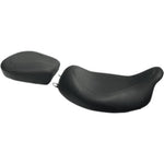 Mustang Seats Mustang Black Wide Tripper Rear Passenger Pillion Seat Pad Harley Touring 08-20