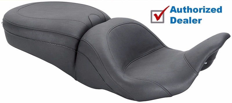 Mustang Seats Mustang LowDown Reduced Reach One-Piece Vintage Seat 2009-2020 Harley Touring