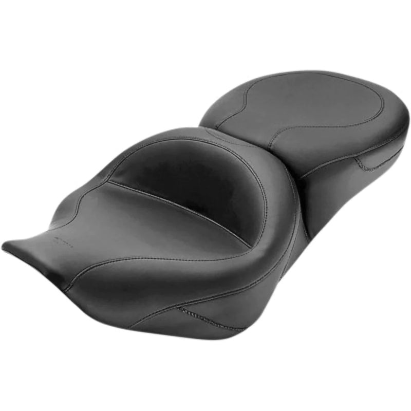 Mustang Seats Mustang Standard Wide One Piece 2 Up Touring Seat 97-07 Harley Bagger FLHR FLHX