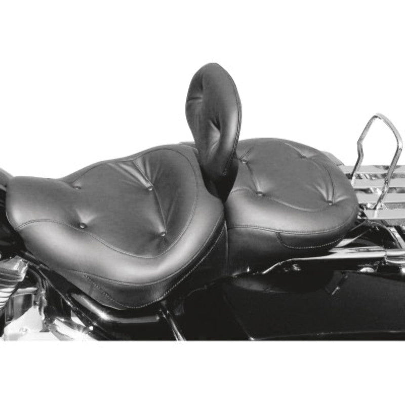 Mustang Seats Mustang Standard Wide Regal One Piece 2 Up Touring Seat 97-07 Harley FLHR FLHX