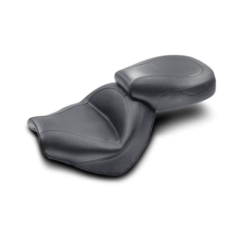 Mustang Seats Mustang Two Piece Vintage Wide Touring Seat Black Saddle Honda VTX1300C 04-2009