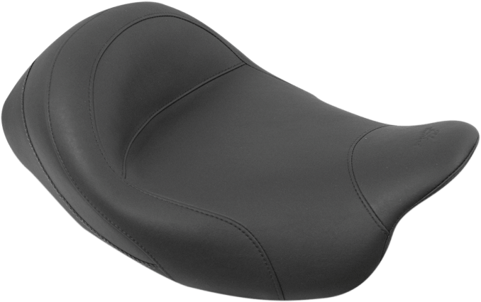 Mustang Seats Mustang Vintage Black Solo Motorcycle Seat Harley 2008+ Touring Bagger FLH FLT