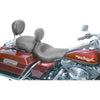 Mustang Seats Mustang Wide Solo Studded Seat Removable Backrest 97-07 Harley Touring FLHR FLHX