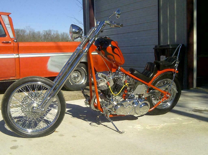 Paughco 4.2 Gallon Axed Gas Tank 95-03 Harley Sportster XL Bobber Chop ...