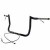 Paul Yaffe Bagger Nation Handlebars Yaffe Wired 14" Black Monkey Bagger Ape Hangers Bars Handlebars Harley Touring