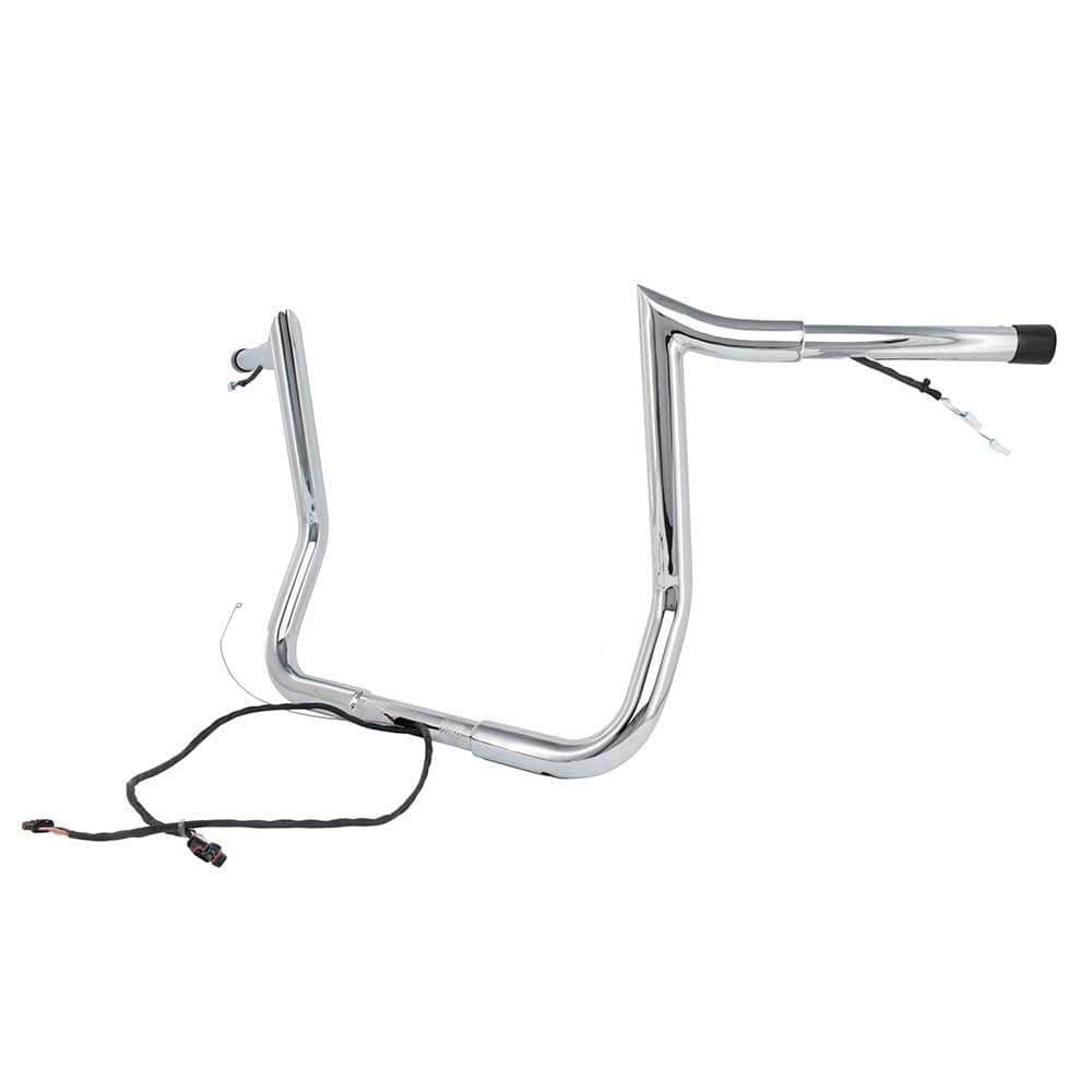 Paul Yaffe Bagger Nation Yaffe Wired 10" Chrome Monkey Bagger Ape Hangers Bars Handlebars Harley Touring