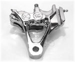 Performance Machine Calipers & Parts New Performance Machine PM Chrome Billet Rear Brake Caliper 1987-1999 Harley