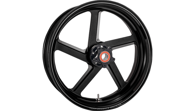 Performance Machine Performance Machine One-Piece Pro-AM Race Wheel Rim Front Black 17x3.5 DD 14-19